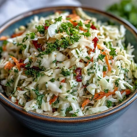 Vibrant and crunchy Sauerkraut Slaw bursting with colorful vegetables and tangy dressing.