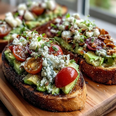 Spring Brunch Avocado Toast