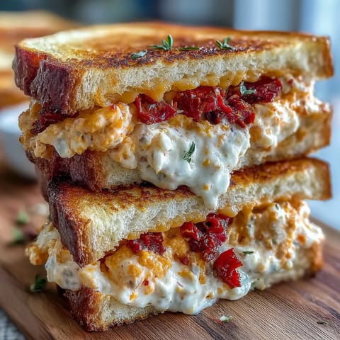 Creamy pimento cheese finger sandwiches with sharp cheddar and pimentos, perfect for Derby parties and Southern gatherings.