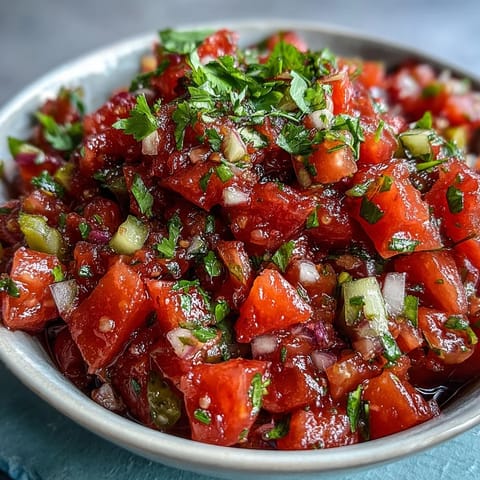 Tangy Pickle de Gallo salsa, a zesty fresh topping perfect for tacos.